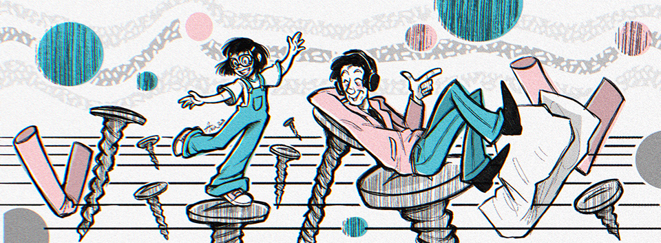 Illustrazione digitale di Asia Cipolloni, 2023, studentessa del Triennio in Illustrazione e Animazione allo IED, Istituto Europeo di Design