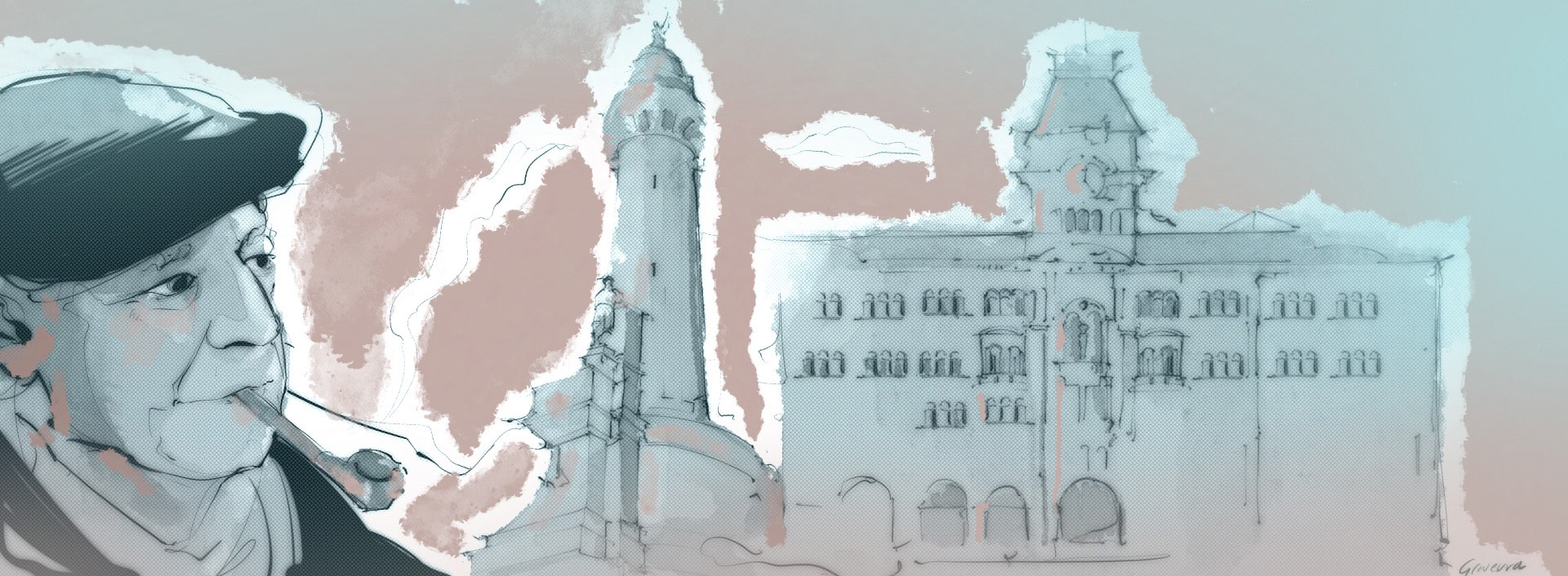 Illustrazione digitale di Ginevra Sacchi, 2023, frequenta il Triennio in Grafica d'arte all'Accademia di Belle Arti di Brera