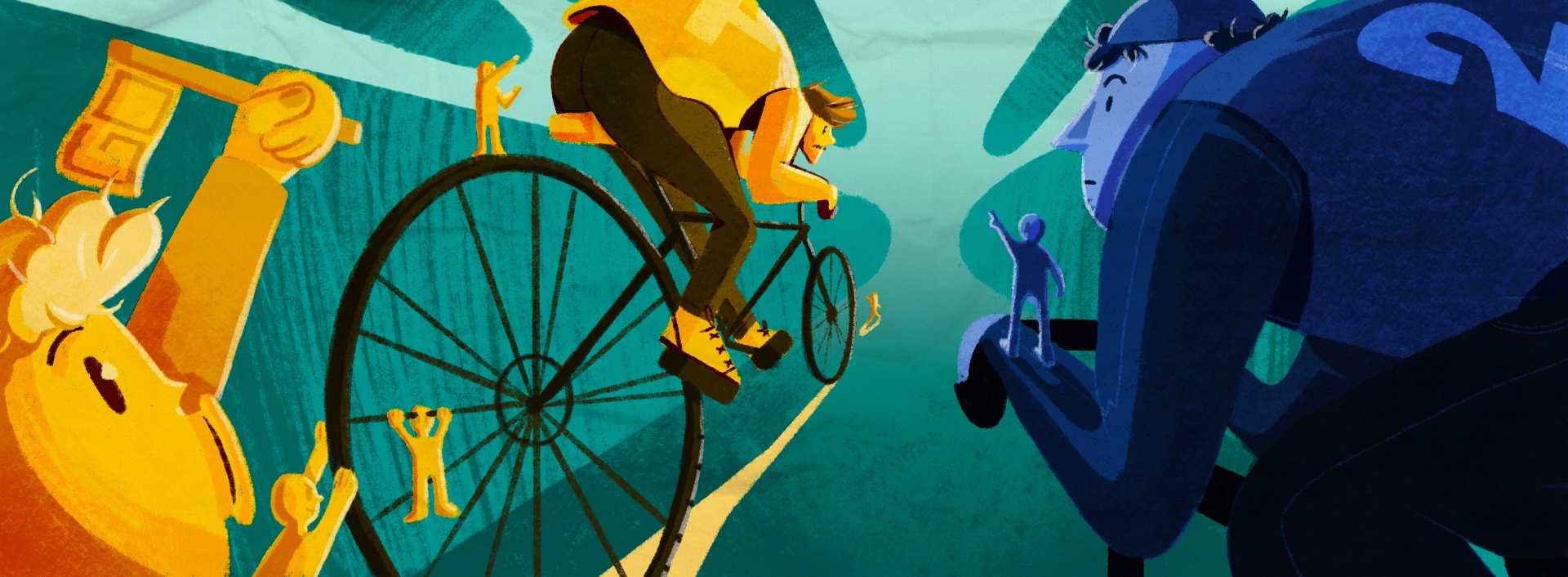 Illustrazione digitale di Yousf Bouchkara, 2022, studente del Triennio in Graphic Design e Art Direction, NABA, Nuova Accademia di Belle Arti