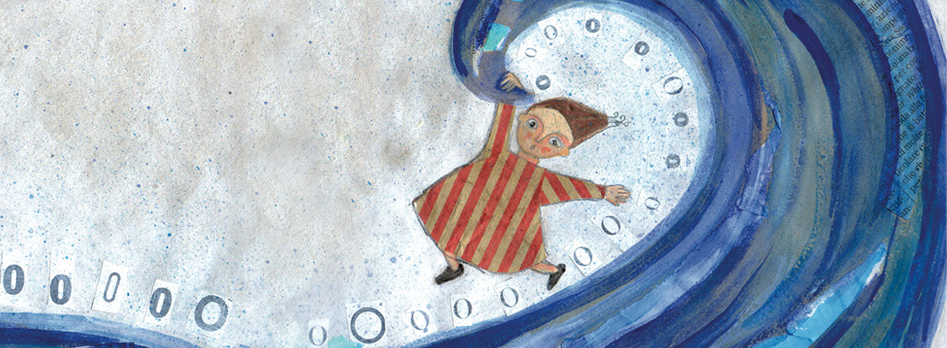 Immagine tratta dal libro "La bambina vulcano" di Chicca Cosentino, Ideestortepaper 2018