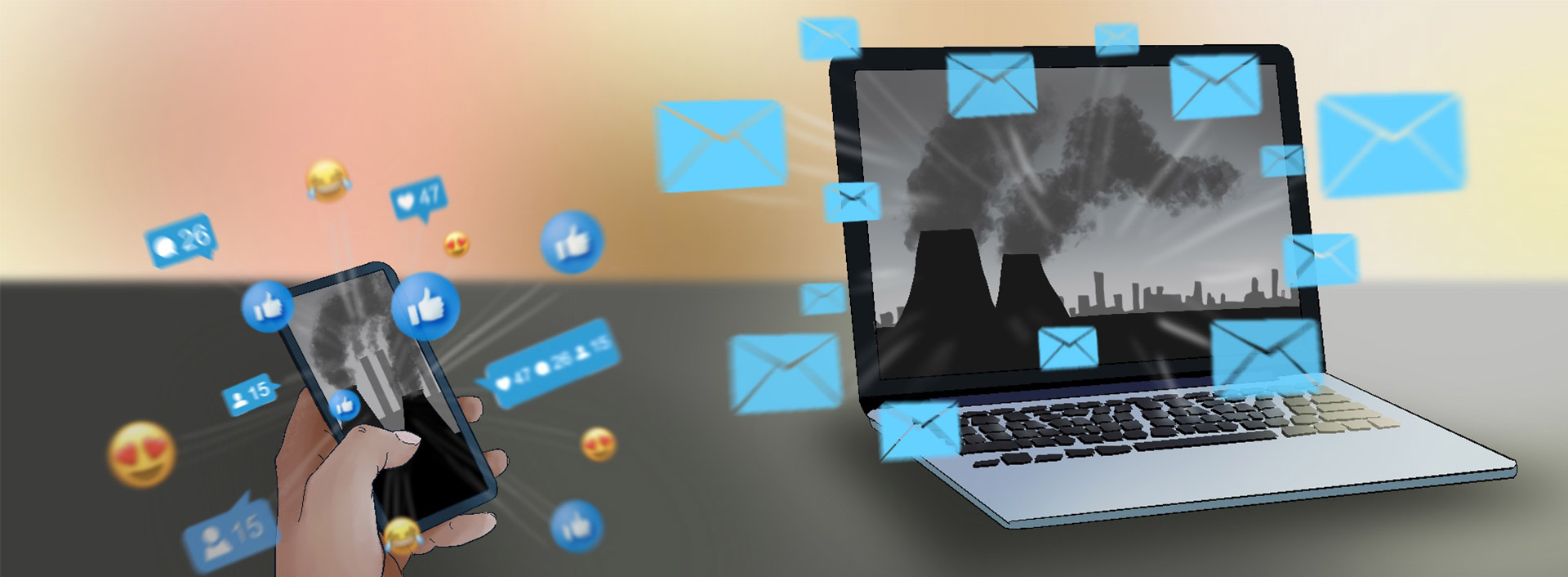 Illustrazione digitale di Adèle Baer, 2022