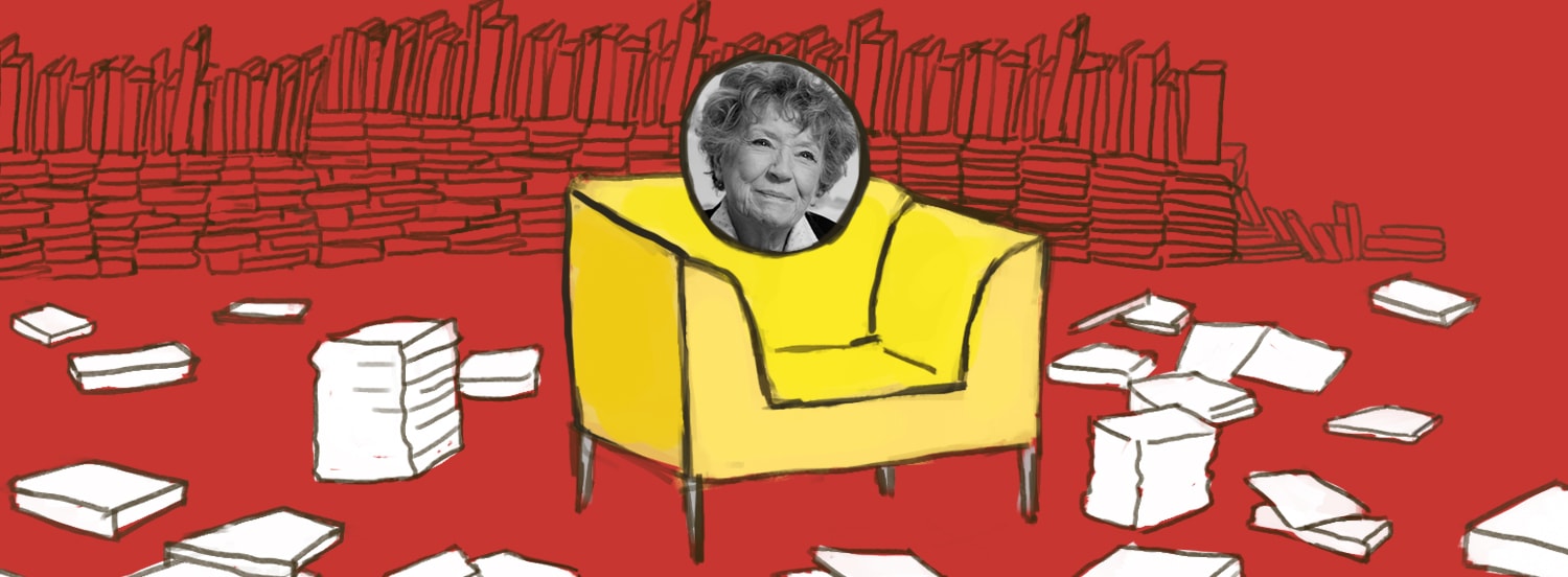 Illustrazione di Laura Bornea, 2021 - la sigla delle interviste "Il profumo delle pagine" è cantata da Laura Salvi - compositore Marco Zoppi